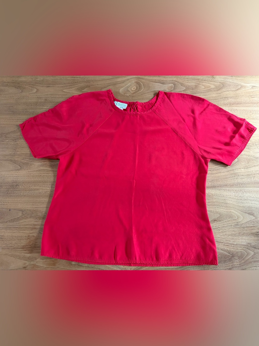 Women’s Bright Red Short Sleeve Tee-medium